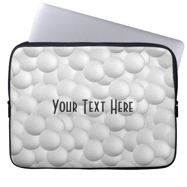 Capa Para Notebook Bolsas de laptop personalizadas do Golf Balls (Frente)