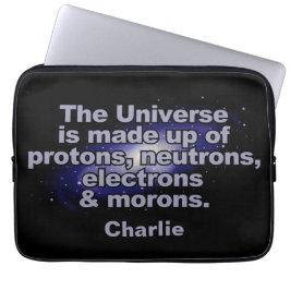 Capa Para Notebook Bolsas de laptop personalizadas "O Universo" engra