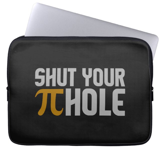 Capa Para Notebook bolsas de laptop personalizadas "Pie (pi) Hole" (Frente)