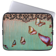 BOLSAS PARA LAPTOP DE NEOPRENE LISTRAS BORBOLETAS