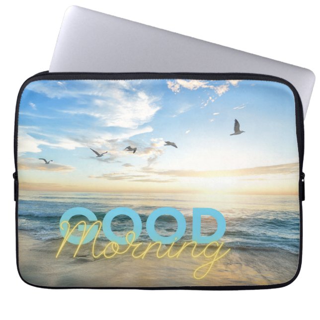 Capa Para Notebook Bom Dia Céu Azul (Frente)