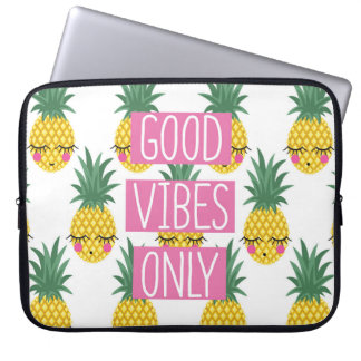 Capa Para Notebook Bom Padrão de Verão de Abacaxi em Vibes