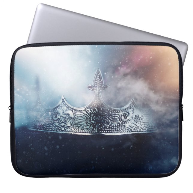 Capa Para Notebook Bonita rainha e coroa-rei (Frente)
