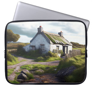 CAPA PARA NOTEBOOK BONITO CENA IRLANDESA COM ALGODÃO