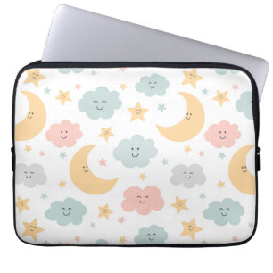 Capa Para Notebook Bonito Olhamento no Padrão do Céu
