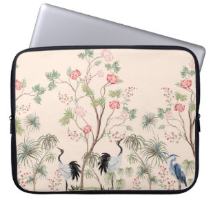 Capa Para Notebook Bonito papel de parede de chinoiserie exótico. Des