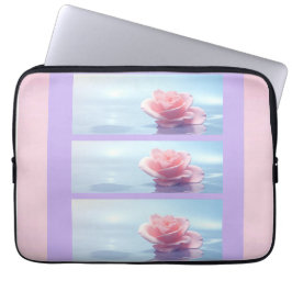 Capa Para Notebook Bonito Saco de Eletrônicos de Rosas Rosa Elegante