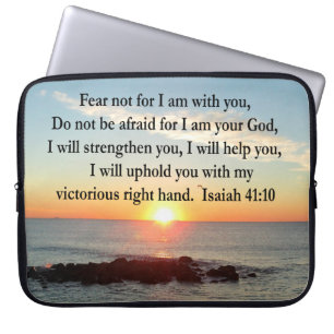CAPA PARA NOTEBOOK BONITO SOL ISAIAH 41:10