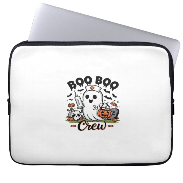 Capa Para Notebook Boo Boo Crew Nurse Ghost Classic T-Shirt (Frente)