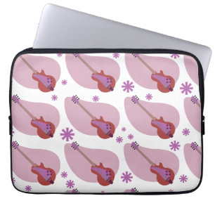 Capa Para Notebook Boomerang Guitarras Rosa Design