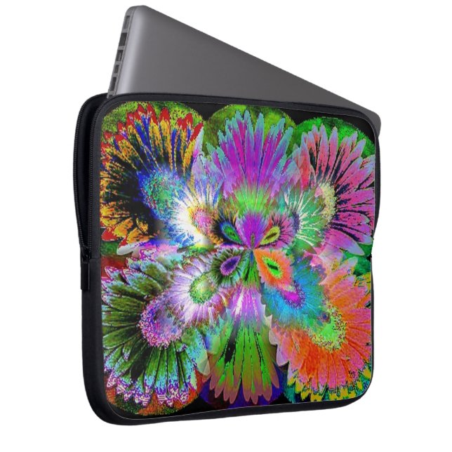 Capa Para Notebook Borboleta abstrato (Frente Esquerda)