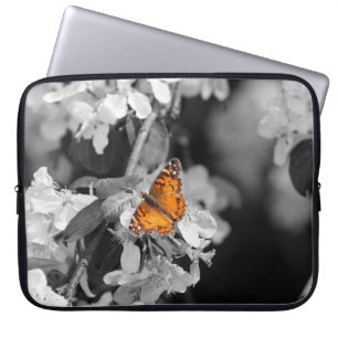 Capa Para Notebook Borboleta-Dama Americana Na Bolsa de laptop Do Flo