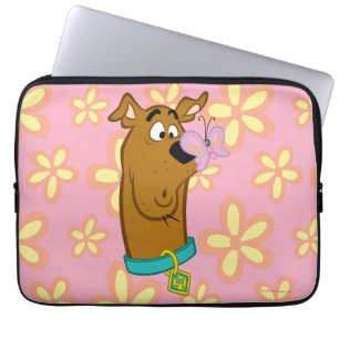 Capa Para Notebook Borboleta no nariz de Scooby-Doo