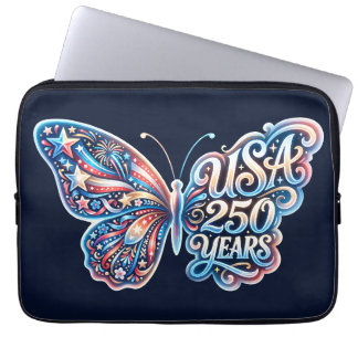 Capa Para Notebook Borboleta para o 250º aniversário dos EUA