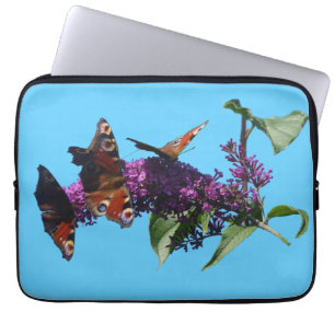 Capa Para Notebook Borboletas de Peacock em Budleja Eletrônicos Bag