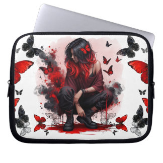 Capa Para Notebook Borboletas góticas & fantasia senhoril