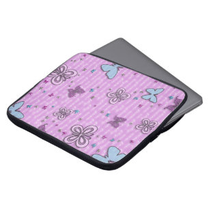 Capa Para Notebook Borboletas são livres para voar Bolsa de laptop