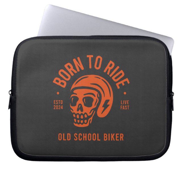 Capa Para Notebook Born to Ride (Frente)