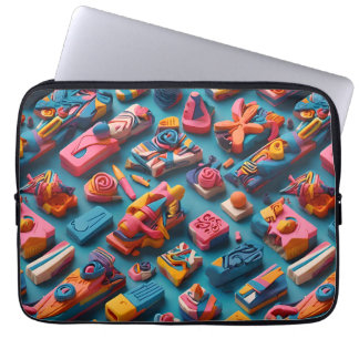 Capa Para Notebook Borrachas de Formatos Únicos e Coloridos com Desig