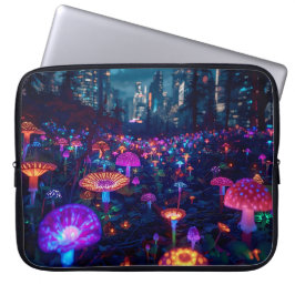 Capa Para Notebook Bosque de Glowfall néon 15'
