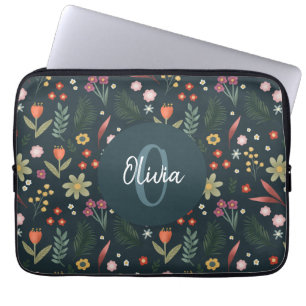 Capa Para Notebook Botânica Floral e Moderna Elegante