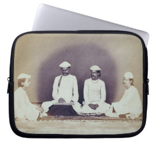 Capa Para Notebook Brahmins Hindu em Deli, século XIX (foto do sepia