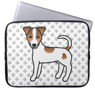 Capa Para Notebook Branco E Tan Casaco Parson Russell Terrier