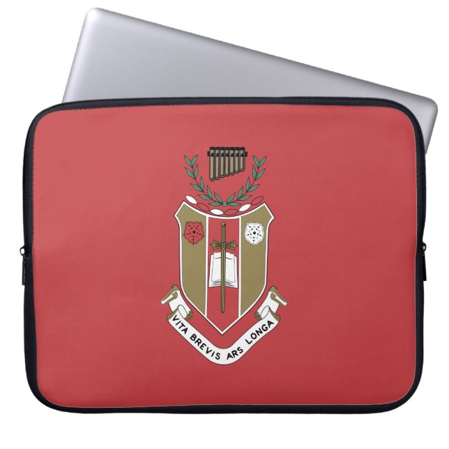 Capa Para Notebook Brasão da Fraternidade Musical Sigma Alpha Iota (Frente)