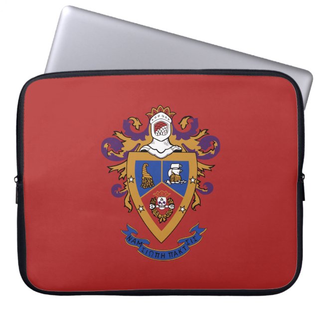 Capa Para Notebook Brasão Oficial da Delta Sigma Pi (Frente)