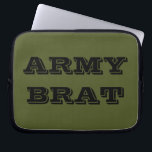 Capa Para Notebook Brat do Exército bolsa de laptop<br><div class="desc">Brat do Exército bolsa de laptop</div>