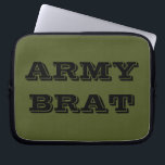 Capa Para Notebook Brat do Exército bolsa de laptop<br><div class="desc">Brat do Exército bolsa de laptop</div>