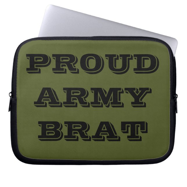 Capa Para Notebook Brat do Exército de bolsa de laptop Ortod (Frente)