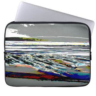Capa Para Notebook Bridgewater N.S. Riser's Beach Abstract print art