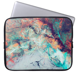 Capa Para Notebook Bright splashes artísticos. Tendência de pintura d