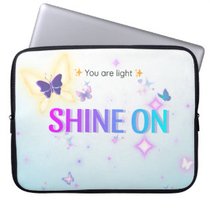 Capa Para Notebook ✨ Brilhante Com Bolsa de laptop De 15" - Ponta Bri