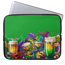 CAPA PARA NOTEBOOK BRILHANTES BEBIDAS MARDI GRAS FESTIVAS DE COR BREV