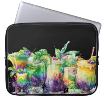 BRILHANTES BEBIDAS MARDI GRAS FESTIVAS DE COR BREV