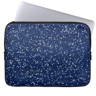 Capa Para Notebook Brilho azul à moda