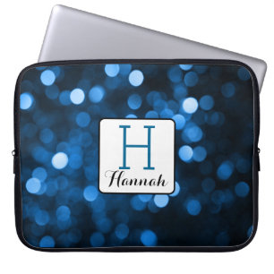 Capa Para Notebook Brilho Azul - Personalize o Seu