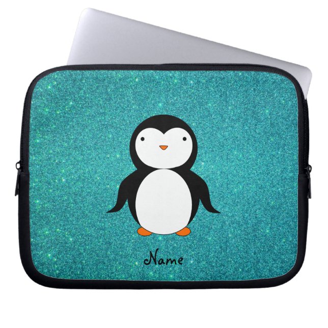 Capa Para Notebook Brilho conhecido personalizado de turquesa do (Frente)