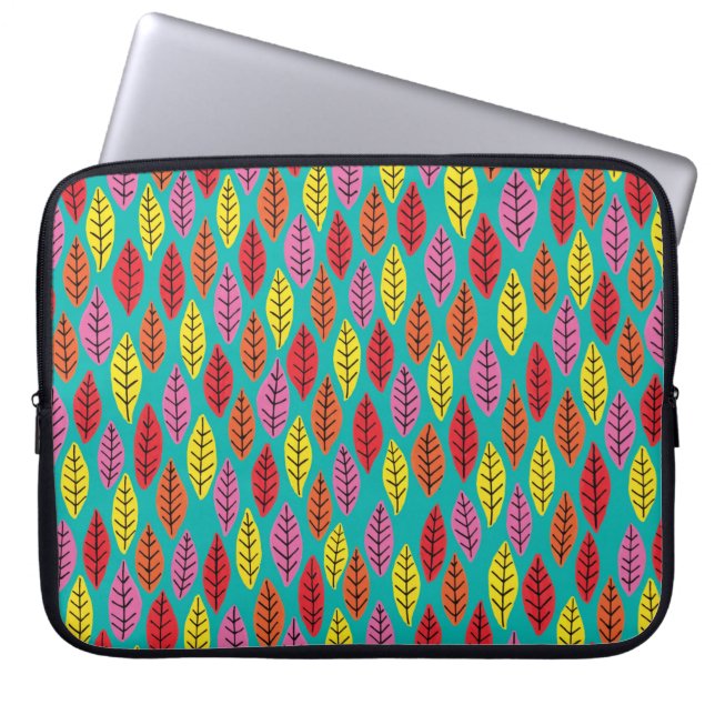 Capa Para Notebook Brilho deixa Bolsa de laptop verde (Frente)