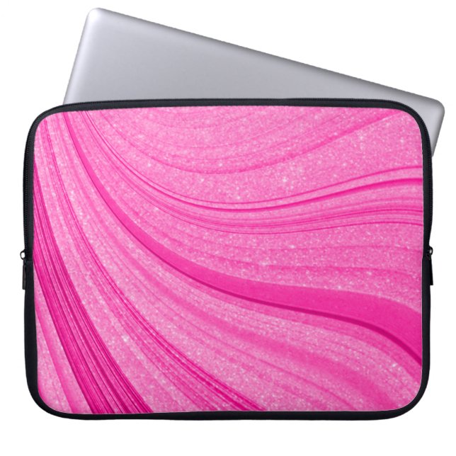 Capa Para Notebook Brilho Rosa (Frente)
