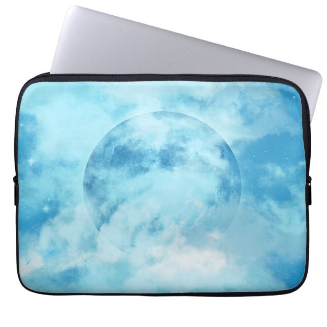 CAPA PARA NOTEBOOK BRINQUEDAS ARTÍSTICAS DA LUA AZUL (Frente)
