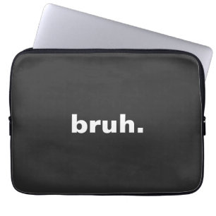 Capa Para Notebook bruh uma palavra minimalismo design