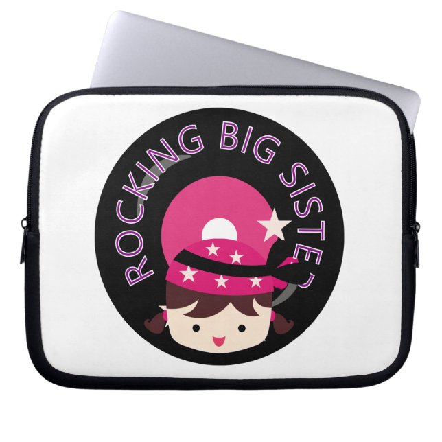 Capa Para Notebook Brunette Rocking Big Sister (Frente)