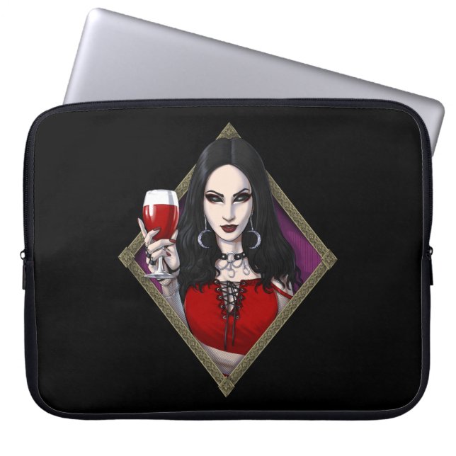 Capa Para Notebook Bruxa Alienígena Gótica (Frente)