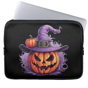 Capa Para Notebook Bruxa da Abóbora Assombrada
