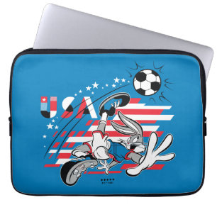 Capa Para Notebook BUGS BUNNY™ Time EUA Futebol Gráfico
