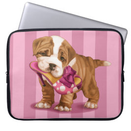 Capa Para Notebook Buldogue e calçados ingleses