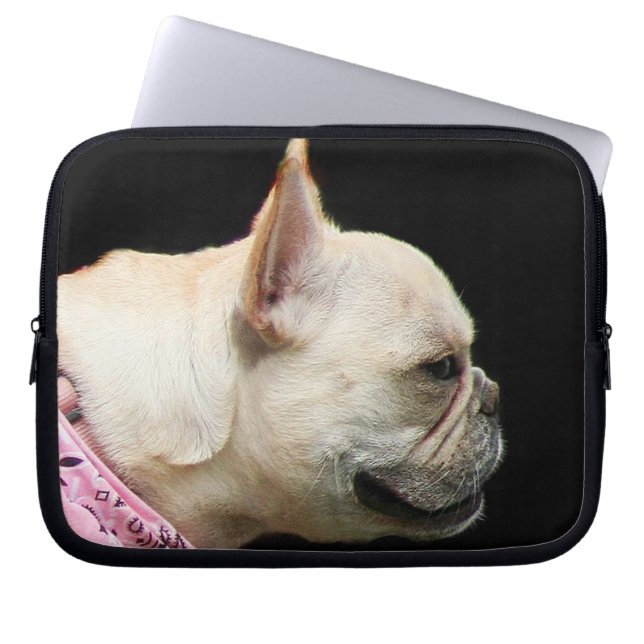 Capa Para Notebook Buldogue francês (Frente)